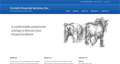 Desktop Screenshot of cornishfinancial.com